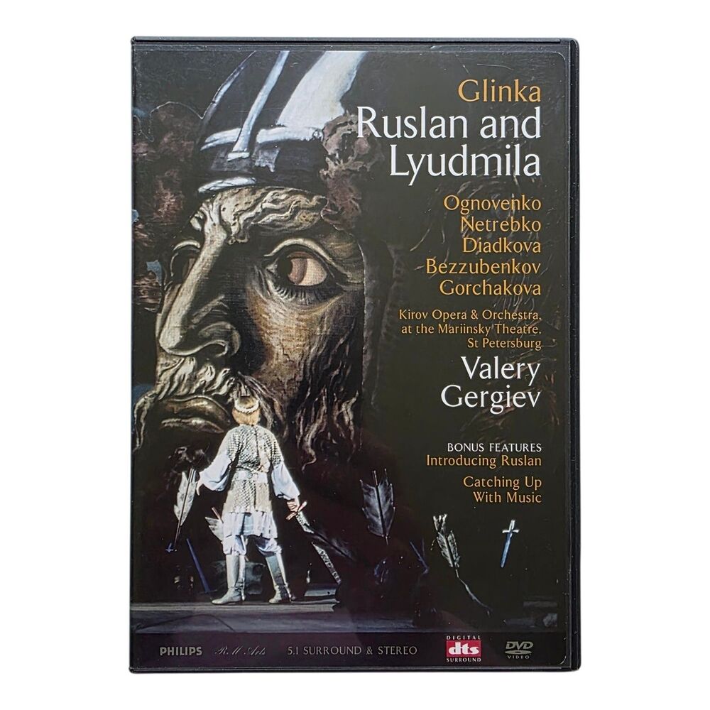 Glinka - Ruslan And Lyudmila - Kirov Opera - Valery Gergiev (DVD, 1996)